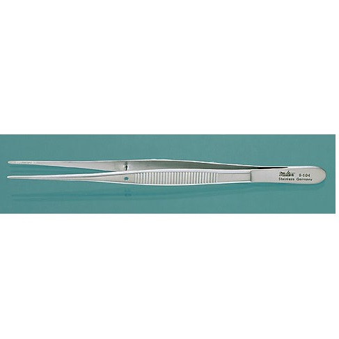 Miltex Straight  Semken Tissue Forceps with Serrations (6-109)