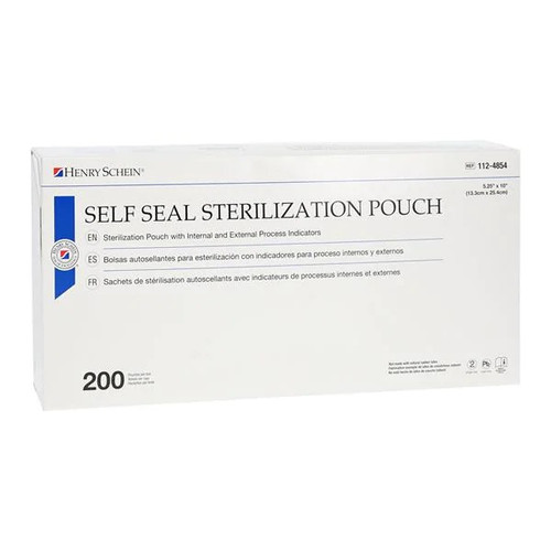 Schein 5-1/4" x 10" SelfSeal Sterilization Pouch (1124854)
