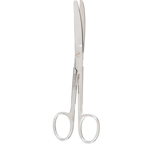 Serratex Curved Operating Scissors with Blunt/Blunt Points - 14cm