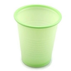 Medicom SafeBasics™ Green Disposable Plastic Cups - 1,000/Case
