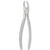 Kohler #39L Pediatric English Pattern Extraction Forceps (1045)