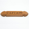 Whitecap Teak "Captain" Name Plate