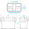 Sea Choice Battery Boxes