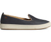 Sperry Women's Anchor Plushwave Gold Cup Slip-on (Black Leather)