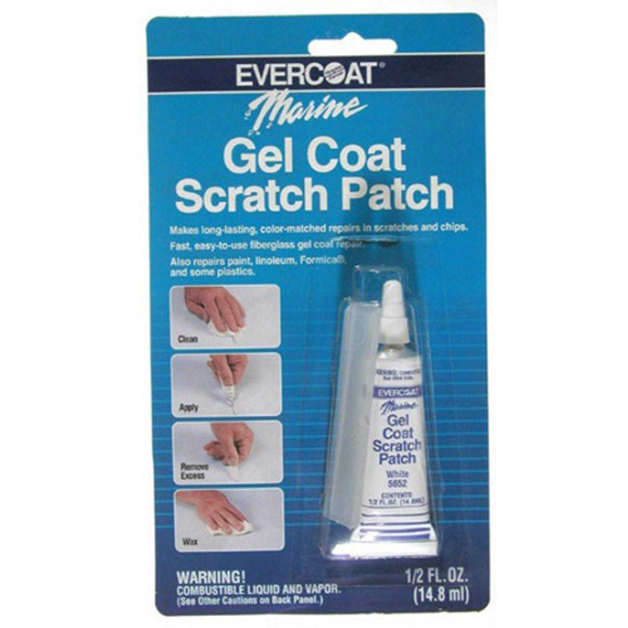  Marine Coat One Gel Coat Repair Kit For Boats, Repairs Nicks  Holes On Fiberglass Hulls