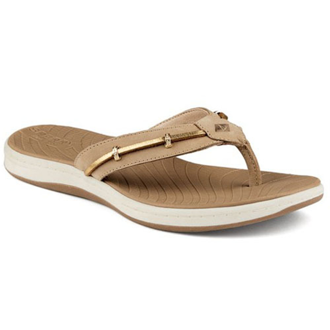 sperry gold sandals