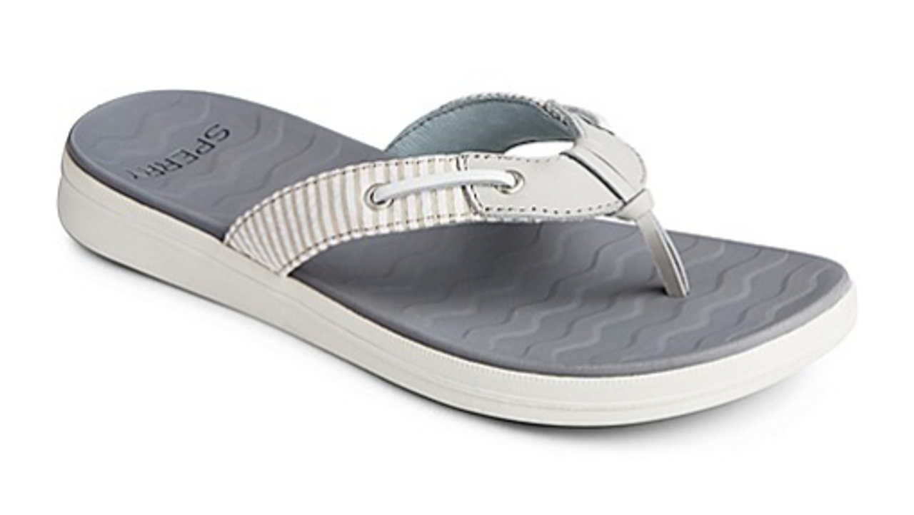 sperry flip flops womens