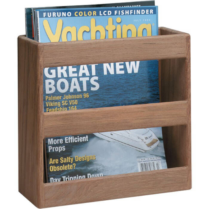 Whitecap Teak Magazine/Utility Rack 62504