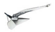 Lewmar 57310 22 Lb Delta Anchor Stainless Steel