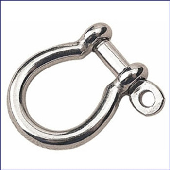 Sea Dog Stainless Cast Bow Shackle 3/16" 147054-1; 1/4" 147056-1;  5/16" 147058-1;  3/8" 147060-1