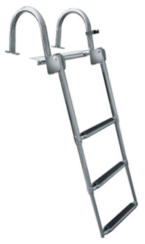 JIF Marine 4-Step Folding Angled Dock Ladder ERR4