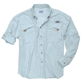 Rugged Shark® Men's Bull Shark Shirt (Skyblue, Long Sleeve) 5101005