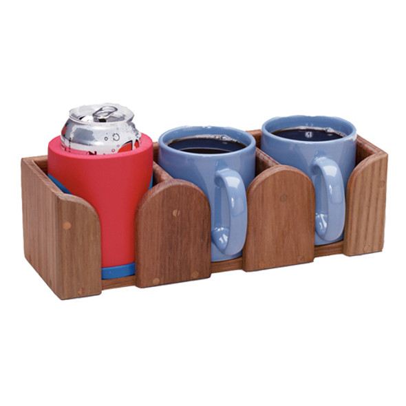 Whitecap Solid Teak Three-Mug Rack