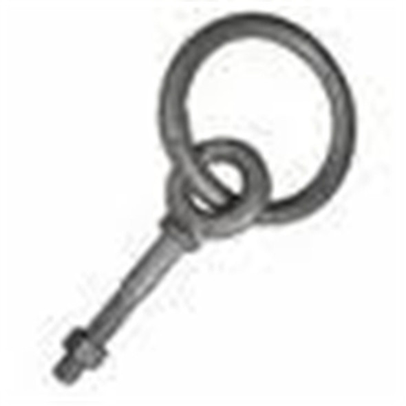 Ring Bolt 8 1/2" Galvanized 2 5/8" Thread  WO-10038