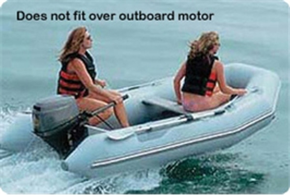 Taylor Made Inflatable Sport Boat Semi-Custom Cover 10' 5"  -  11' 4"  x 66 " with Gray   70128OG