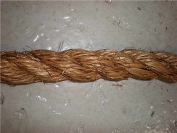 Unicord 3 Strand Twisted Manila/Hemp 1/2"x600'