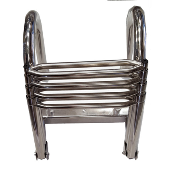 Wolfs 3-Step or 4-Step Stainless Steel Folding Ladder  WO-LD-3STEP WO-LD-4STEP