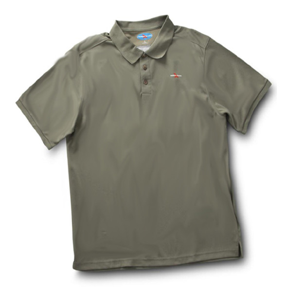 Rugged Shark® Men's Sand Tiger Shark Polo Shirt (Sage)  5101011