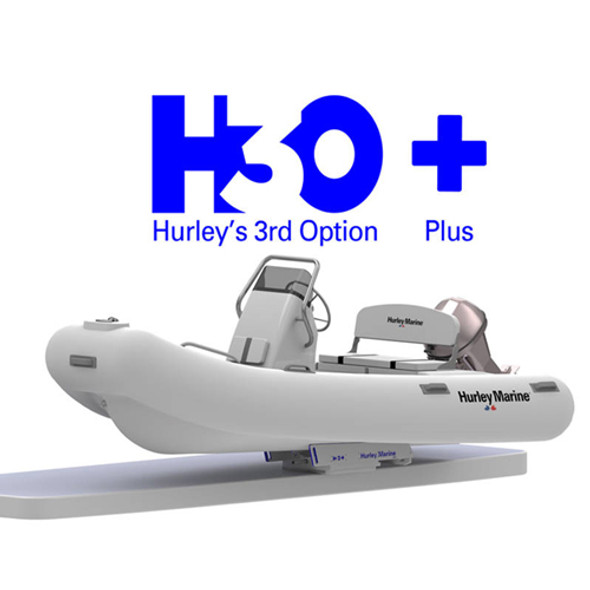 Hurley Davits H3O+ (PLUS) Dinghy Davit with Electric Winch