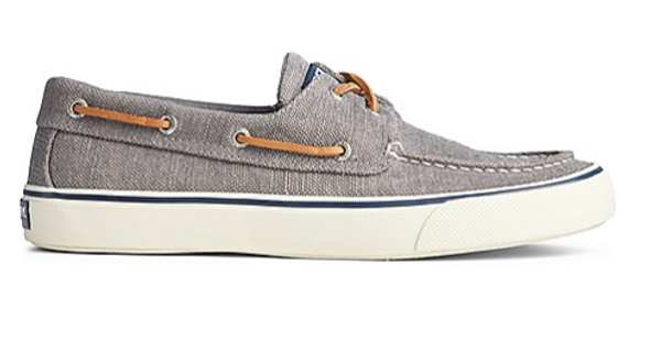 Sperry Men's Bahama II Distressed Sneaker (Dark Grey)