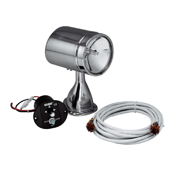 Marinco 5" Stainless Steel Spot/Flood Light with 15' Harness and Control  22040A