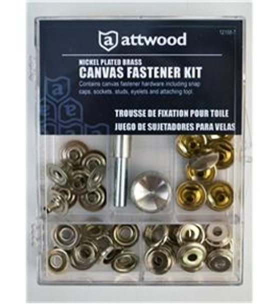 Attwood Canvas Fastener Kit  12158-7 