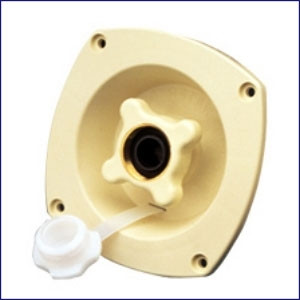 SHURflo 183-029-11 Pressure Regulator Wall Mount 65 PSI Cream