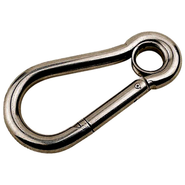 Sea Dog Stainless Snap Hook with Eye Insert, 1/4" x 2-3/8",  5/16" x 3-1/8",  3/8" x 3-15/16"