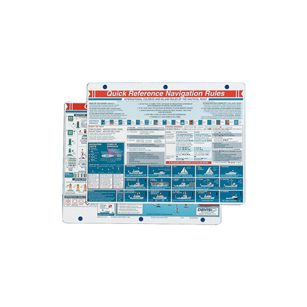 Davis 125 Navigation Rules Reference Card