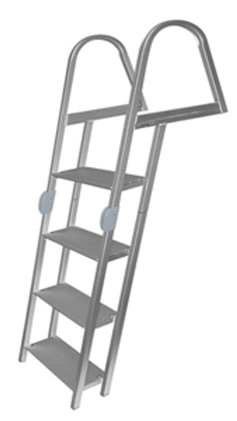 JIF Marine 4-Step Folding Angled Dock Ladder ERR4