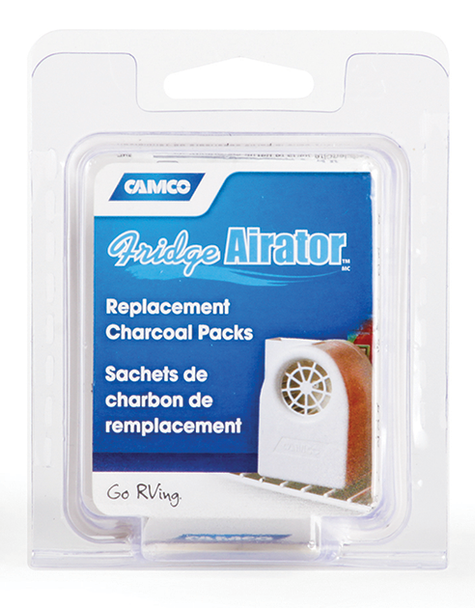 Camco Fridge Airator Replacement Charcoal Packs 42093