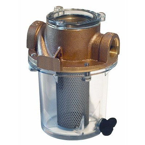 Groco Raw Water Strainer with #340 SS Basket 3/4" Short