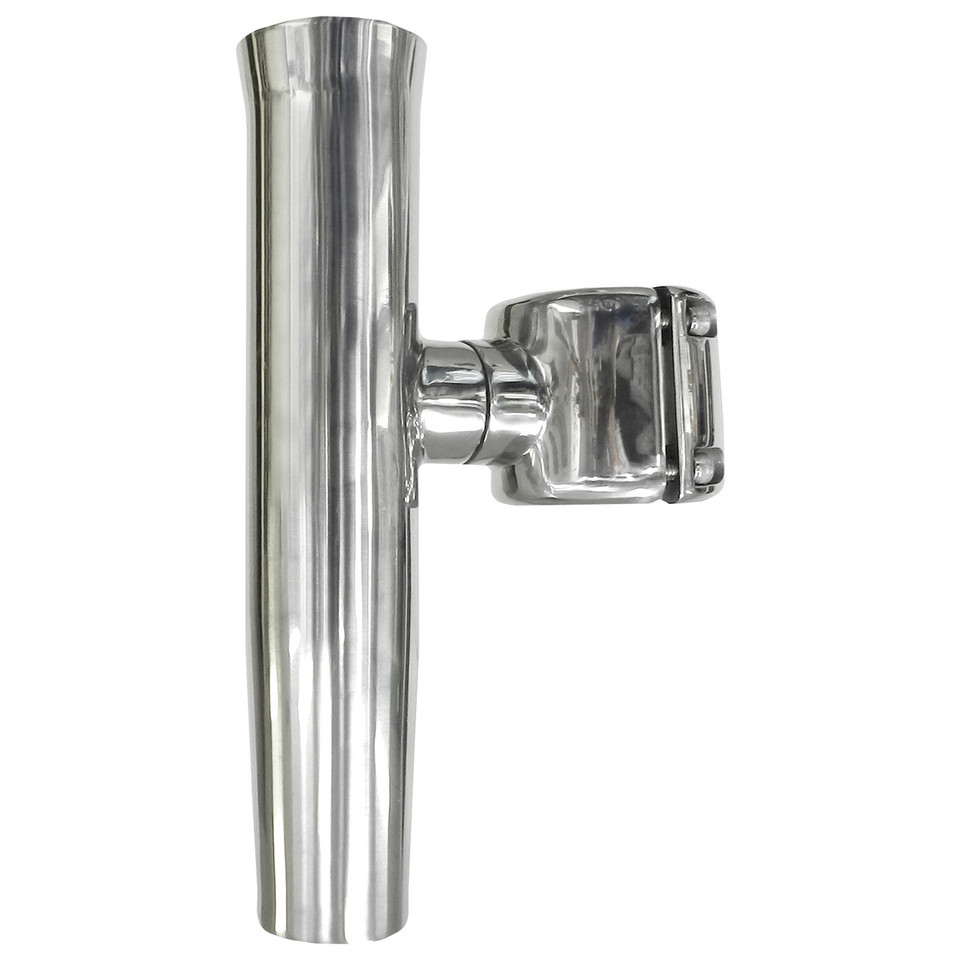 Taco Metals Stainless Steel ClampOn Adjustable Rod Holder 7/8" & 1" OD Tube F162600POL1