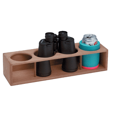 SEATEAK Teak 2-Drink Rack