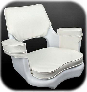 Todd Cape Cod Helm Seat (w/ Cushion) - Wolf's Marine