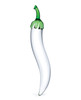 Glass Naturals Chili Pepper Dildo product front view