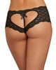 Black Panty - O/C Heart back view