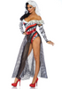 Dalmation Dame Cruella Costume side view