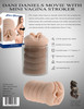 This compact stroker boasts an unusually realistic feel with its squishy-soft material and beautifully crafted vagina folds.