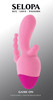Get your triple-stimulation game on with this 3-point vibrator that features a bulbous main shaft, flexible stimulator and graduated beads to send your pleasure over the goal line.