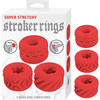 Nasstoys Super Stretchy Stroker Rings - Red