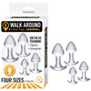 Walk Around Trainer Plugs - Clear