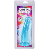 Doc Johnson Crystal Jellies Realistic Cock - 7 inch Teal