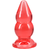 Doc Johnson Crystal Jellies - Double Pop Plug 6" Pink