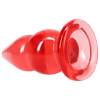 Doc Johnson Crystal Jellies - Double Pop Plug 6" Pink