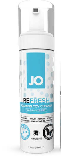 JO Refresh Foaming Toy Cleaner 7oz. bottle