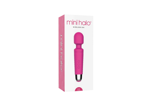 Mini Halo Wand in Pink Pink packaging