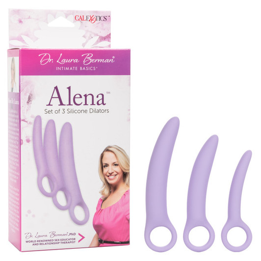 Dr. Laura Berman Alena Set of 3 Silicone Dilators product and packaging