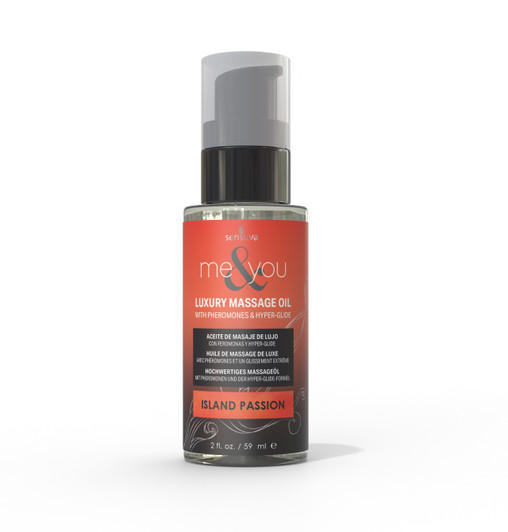me & you island passion 2oz massage oil