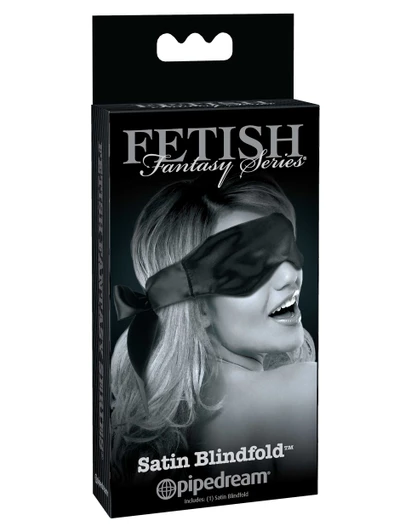 Fetish Fantasy Series Limited Edition Satin Blindfold - Black box/packaging